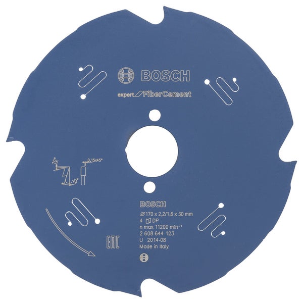 Bosch Expert Fiber Cement Sägeblatt, Durchmesser 170 Millimeter