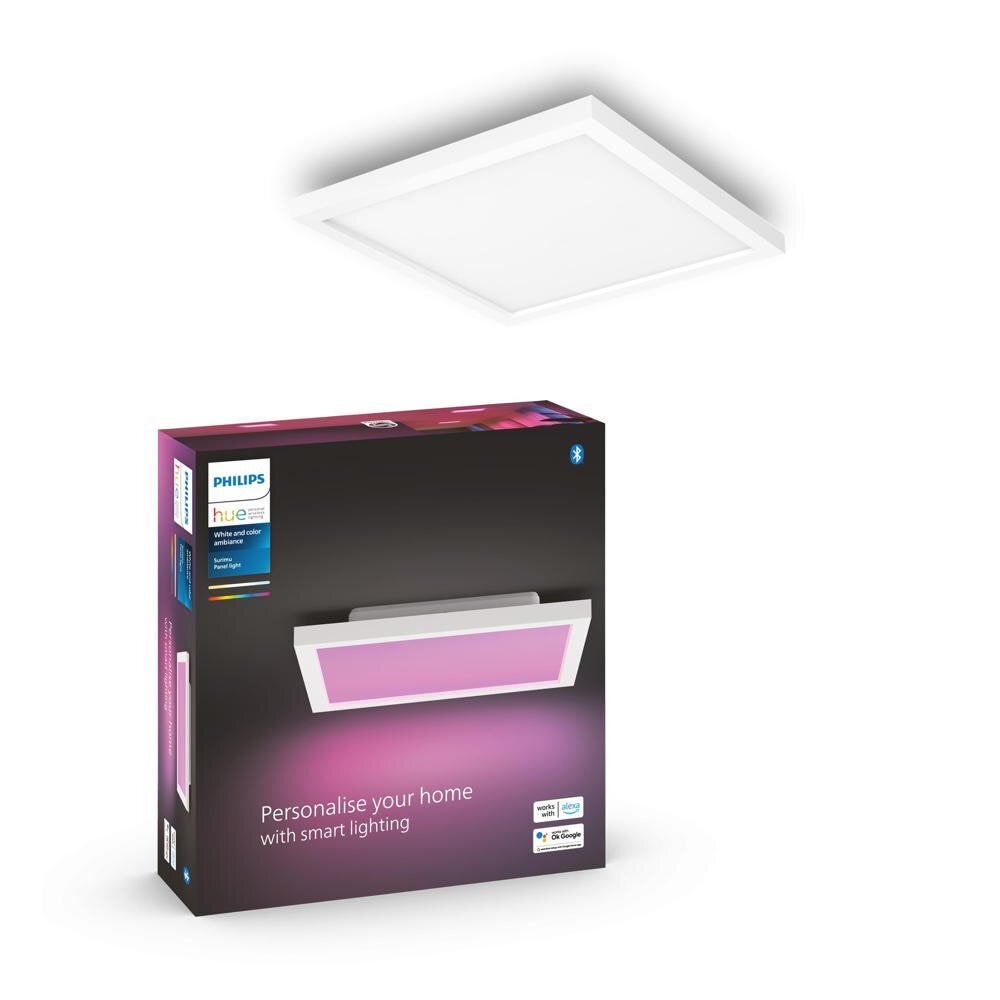 Philips Hue Bluetooth White &amp; Color Ambiance Panel Surimu in Weiß 24,8W 1460lm eckig