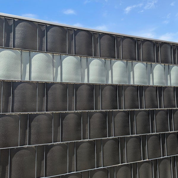 Gartenzaun mit Füllprofilen