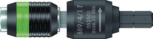 Wera Bithalter 889/4/1 F Rapidaptor 1/4 C 6,3 + E 6,3 Freilauf Länge 64 mm - 5052501001