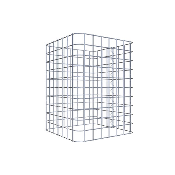 Gabionensäule 37 x 37 cm MW 5 x 5 cm eckig - Höhe: 0,50 m