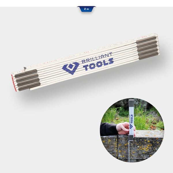 BRILLIANT TOOLS Gliedermassstab - BT110900