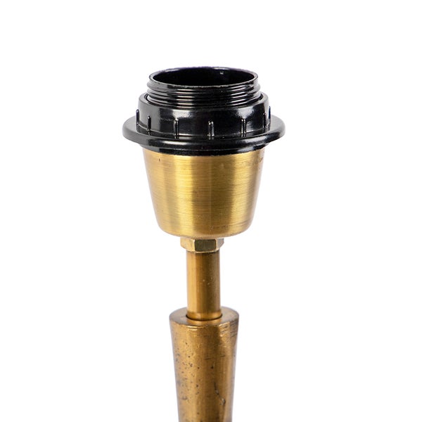 Art Deco Tischlampe Bronze ohne Schirm - Pisos