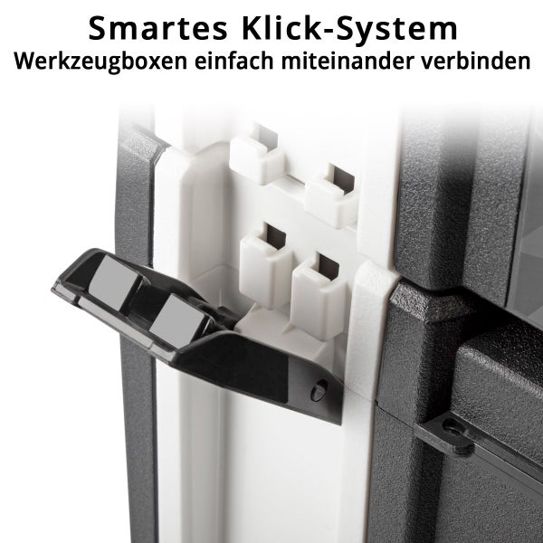 STAHLWERK Toolbox Set 5 in 1 Systembox Werkzeugkiste Werkzeugkoffer Werkzeugbox