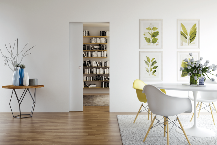 Glas-Griffmuscheln eckig (silber) passend für ClassicPocket & PremiumPocket Systeme