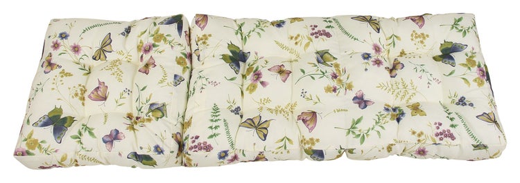 FRANK FLECHTWAREN | Sitzauflage Sommerwiese, faltbar, POLYESTER, 120 x 40 x 8 cm