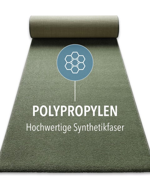 Teppichläufer aus hochwertiger Polypropylen-Synthetikfaser