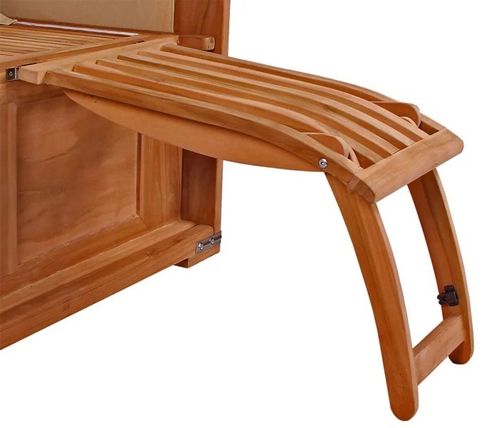 Strandkorb Nordstrand Teak PE grey Dessin 504