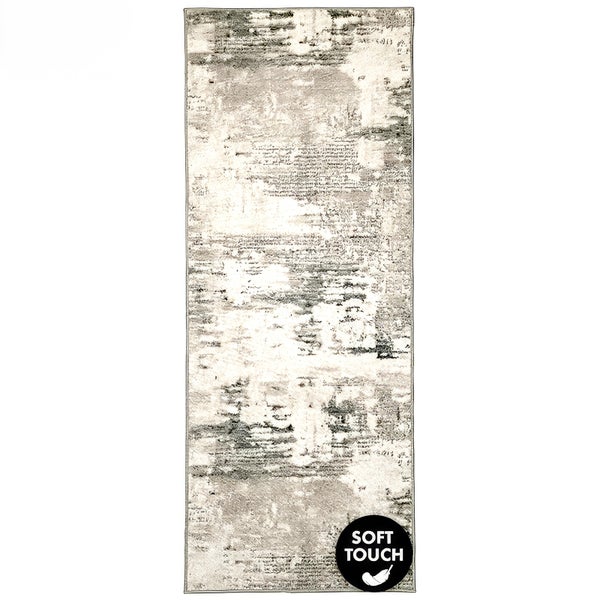 Rechteckiger Teppich mit abstraktem Muster