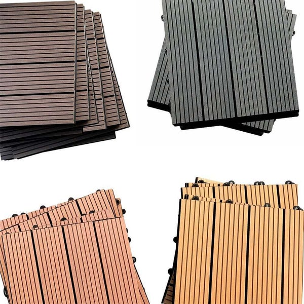 Terrassenfliese aus Holzverbundwerkstoff