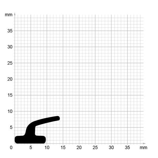 DIWARO. | Lippendichtung LP272 | schwarz | 5 Meter