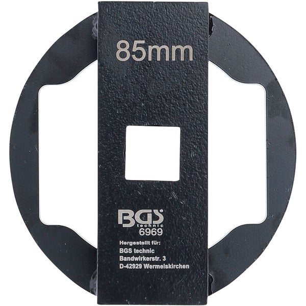 BGS Achsmuttern-/Radkapsel-Schlüssel für 13 t BPW-Vorderachsen SW 85 mm - 6969