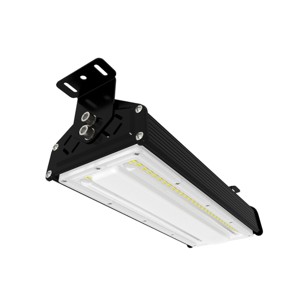 LUXULA LED Hallenleuchte 50W Highbay mit 6000lm IP65 IK08 Linearer Hallenstrahler 5000K Neutraleiß