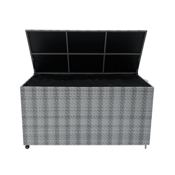 Marielle Rattan Kissenbox 700L - Grau