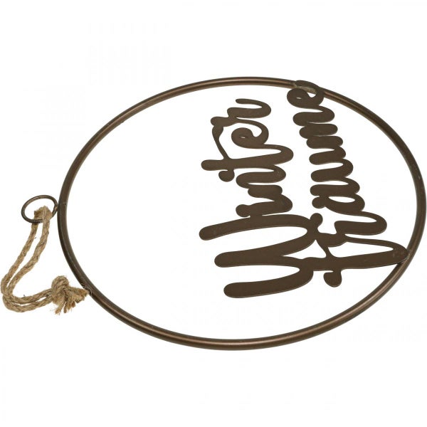 Dekorationsanhänger mit Schriftzug Frohe Ostern und Kordelaufhängung