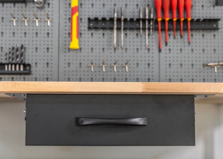 Ondis24 Werkstatt Set Schöpfer komplett LED Bluetooth & Steckdose, Werkstatteinrichtung, Werkbank