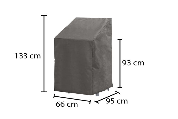 Abdeckung für Gartenstuhl mit den Maßen 133 x 66 x 95 Zentimeter