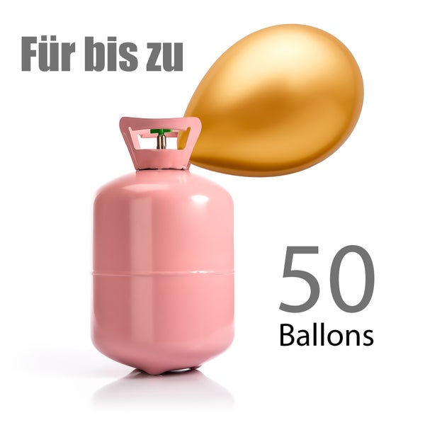 Helium Einwegflasche für bis zu 50 Ballons