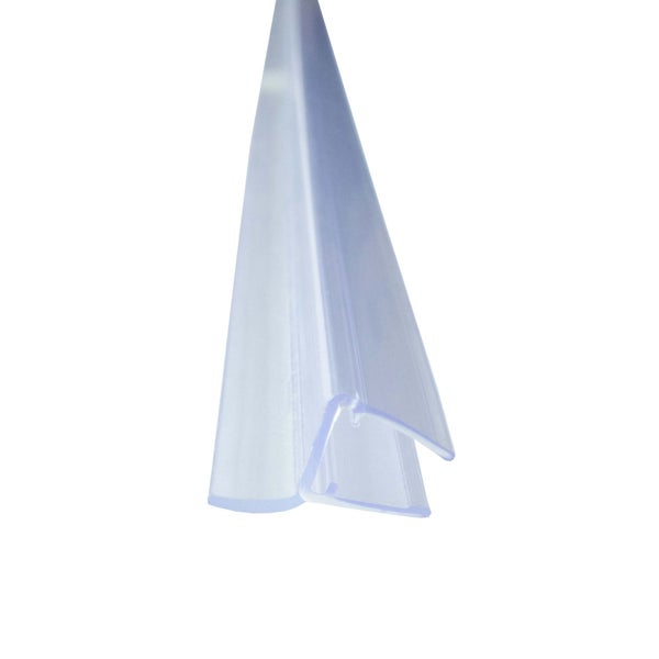 Duschdichtungsprofil aus Kunststoff für Glastüren.