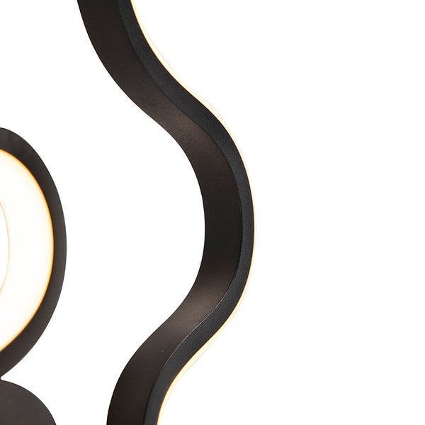 Dekorative LED-Leuchte mit geschwungenem Design