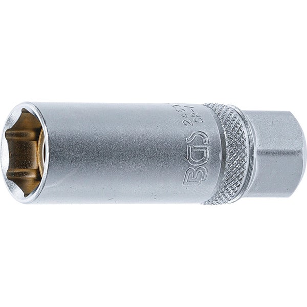 BGS Zündkerzen-Einsatz mit Magnet Sechskant Antrieb Innenvierkant 10 mm (3/8) SW 16 mm - 2469