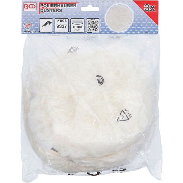 BGS Polierhauben Dusters im Dreierpack
