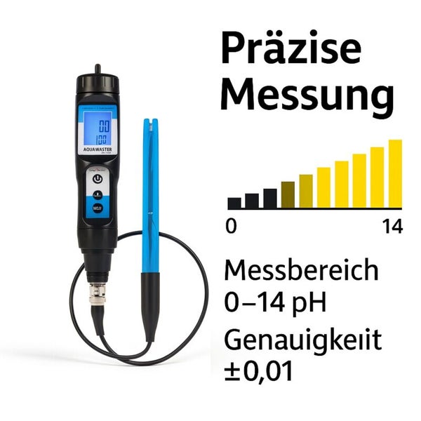 Aquamaster pH-Messgerät zur präzisen Messung des pH-Werts