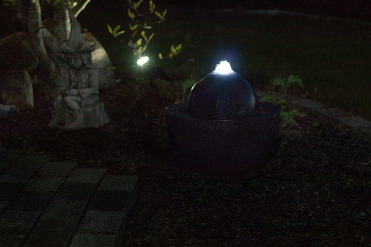 Gartenbrunnen Kugelbrunnen FoBall darkgrey 10873