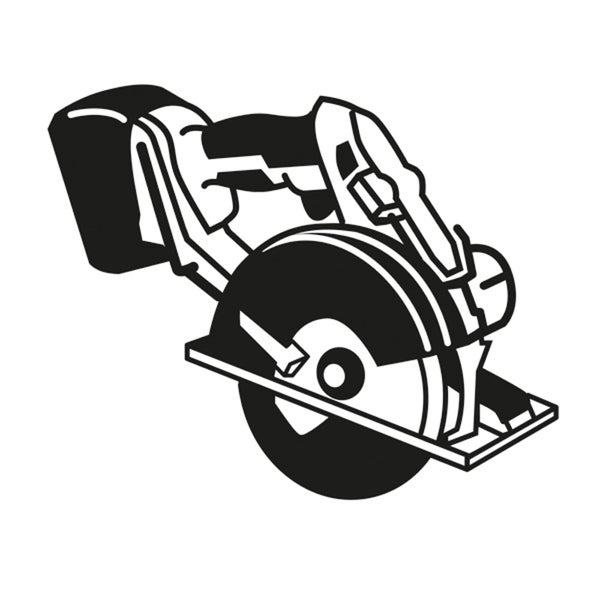 Symbol einer Akku Handkreissäge