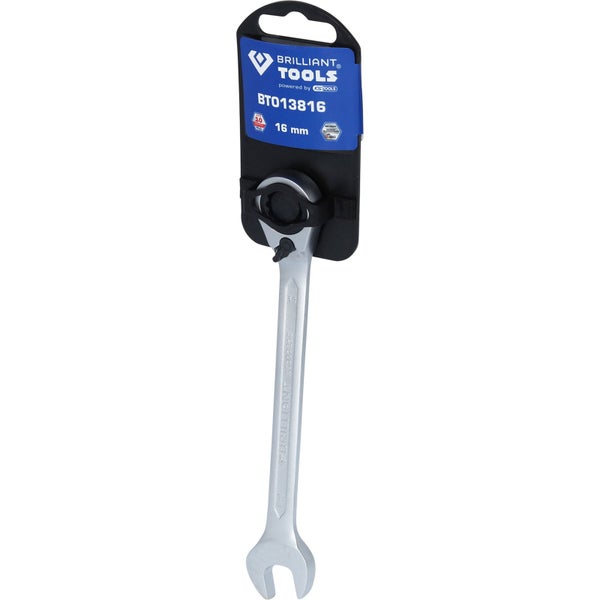 Brilliant Tools Ringmaulschlüssel mit Ratsche, 16 Millimeter