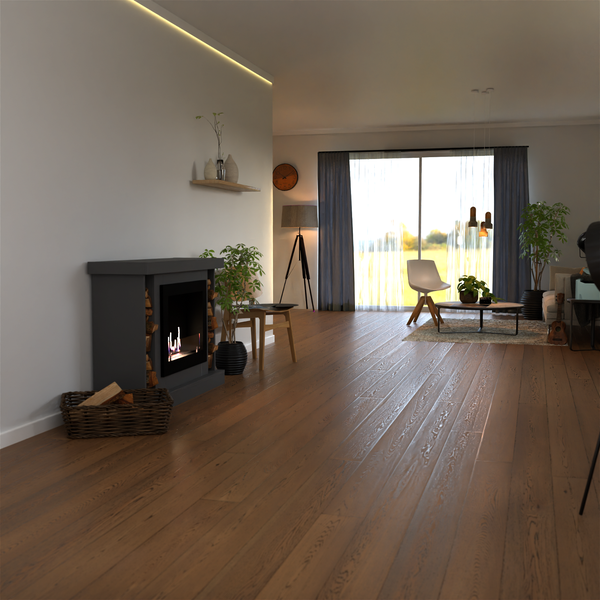 GLOW FIRE Ethanol Kamin 'Hamar' | Ethanolofen in grau mit 3 Std. Brenndauer und 2 KW Heizleistung | BxHxT: 120,4x88,9x38 cm