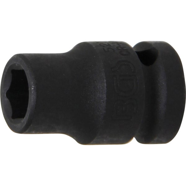 BGS Kraft-Steckschlüssel-Einsatz Sechskant Antrieb Innenvierkant 12,5 mm (1/2) SW 11 mm - 5211