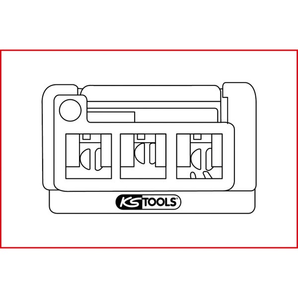 KS TOOLS Universal Kabel-Entriegelungswerkzeug-Satz 3tlg. - 154.0015