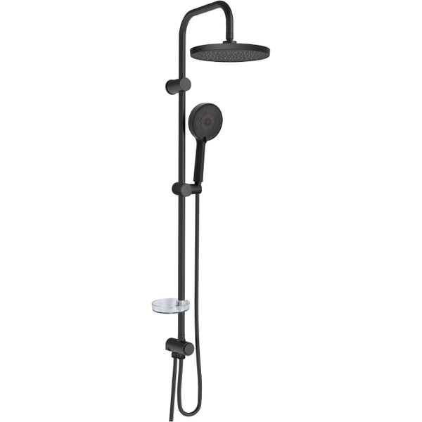 EuroFlux Black Edition Regenduschen Set