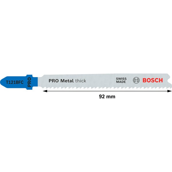 Bosch Stichsägeblatt Pro Metal dick, 92 mm