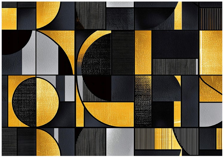 Fototapete Abstrakt Geometrisch Wohnzimmer Vlies Tapete 300x210 cm
