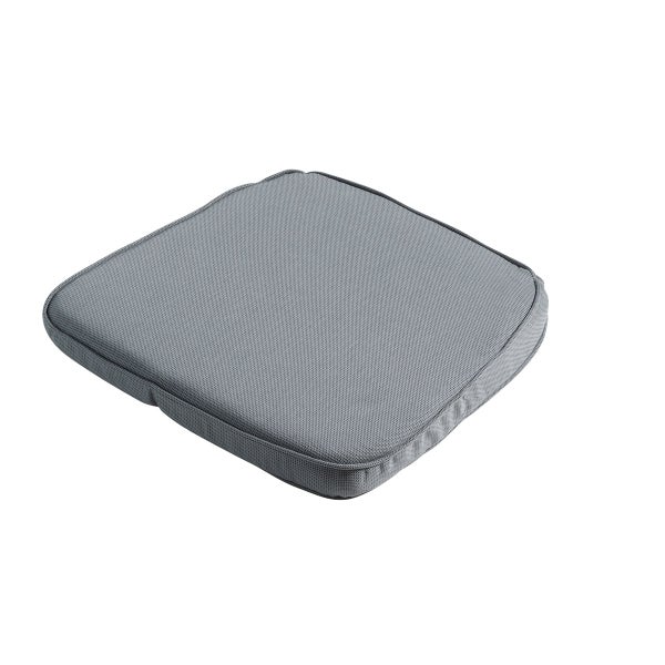 Sitzkissen Wicker Rib grau - ca. 48x48 cm - 4er-Set