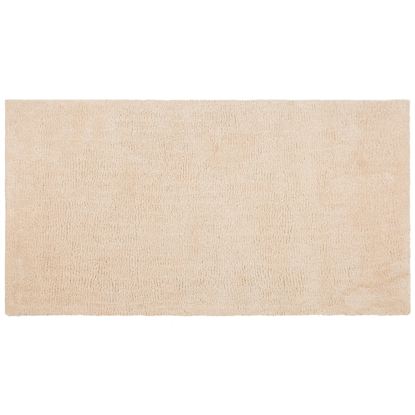 Teppich hellbeige 80 x 150 cm Shaggy DEMRE