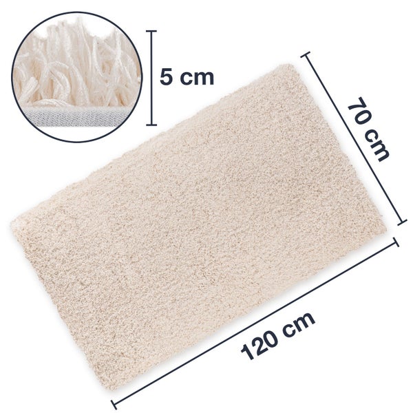 1 St. Badteppich VIENNA 70 x 120 cm Creme