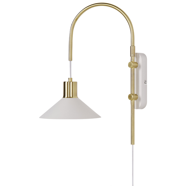 Wandlampe SISSA Metall Weiß