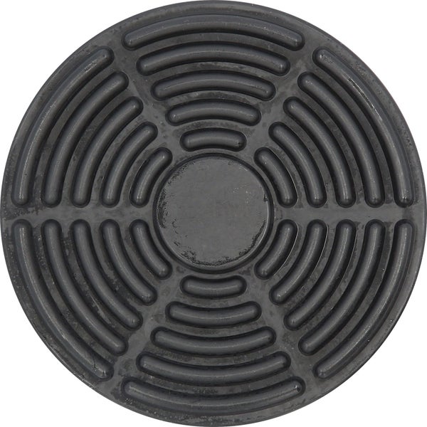 Runde Abdeckung mit Rillenmuster