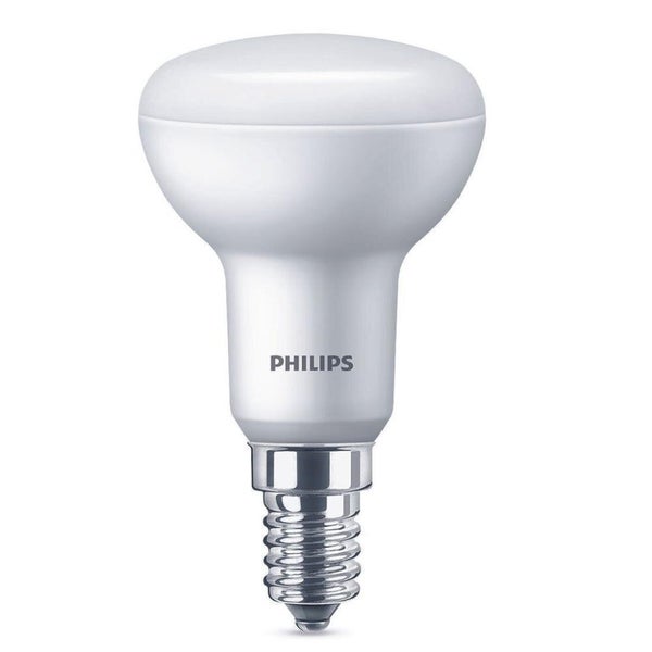 Philips LED Lampe ersetzt 60W, E14 Reflektor R50, weiß, warmweiß, 640 Lumen, nicht dimmbar, 1er Pack