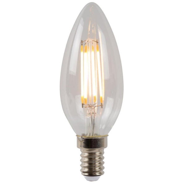 LED Filament Lampe E14 Kerze - B35 4W 400lm 2700K dimmbar Einerpack