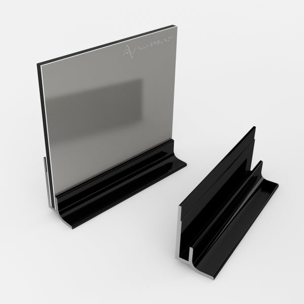 Aluverbundplatten-Halterung mit Nutfräser