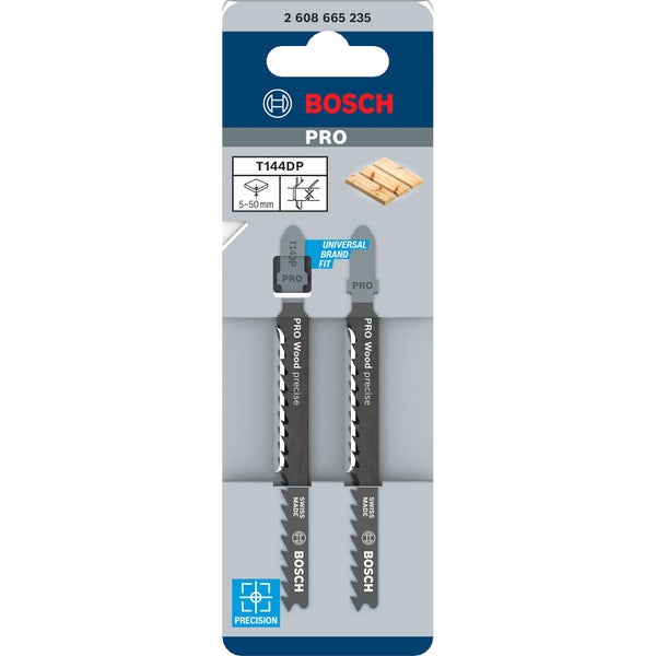 Bosch Stichsägeblätter T144DP Pro Holzzuschnitt