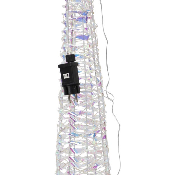 FRANK FLECHTWAREN | LED-Lichterkegel Rainbow, groß, H: 150 cm, METALL, KUNSTSTOFF