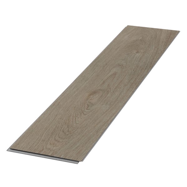 ML-Design Deluxe PVC Bodenbelag, Click Vinyl-Dielen Vinylboden, 61cmx12,8cmx4,2mm, Dicke 4,2mm, 7,8m²/100 Dielen, Fischgrät Eiche dunkel, Braun, Holzoptik, rutschfest, wasserfest, Belastungsklasse 34