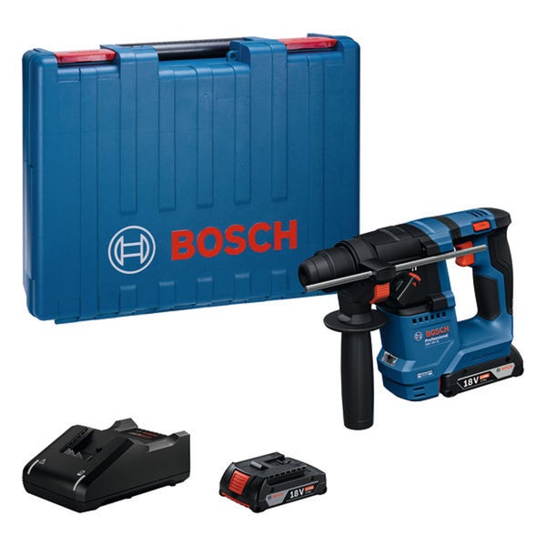 Bosch Bohrhammer mit Akku, Ladegerät und Koffer