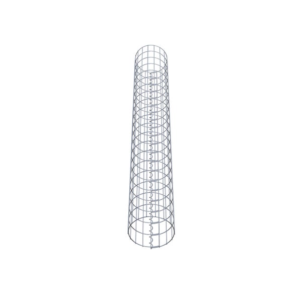 Gabionensäule Durchmesser 27 cm, MW 5 x 10 cm rund - Höhe: 2,00 m