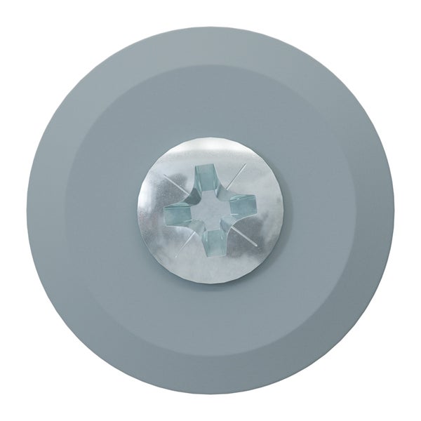 Nahaufnahme einer Schraube mit großem Kopf